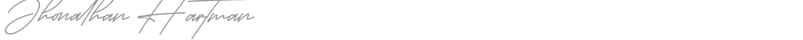 Jhonathan Hartman font preview